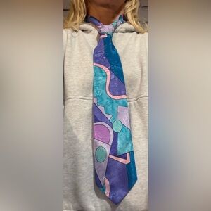 Vintage 1980’s Florenzi Abstract Men’s Necktie